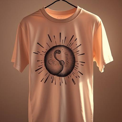 Camiseta com um desenho de brigadeiro