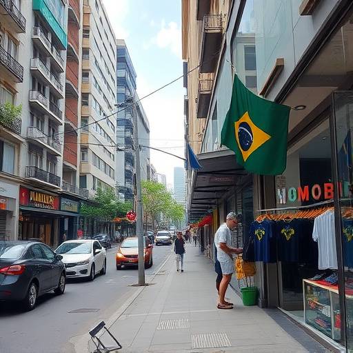 Mapa da localizaäão da Camisetas do Brasil na Rua Augusta, São Paulo